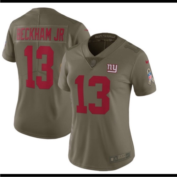 💯 Odell Beckham Jr. Stitched 2017 LIMITED Jersey Salute to Service Jersey - Picture 1 of 7